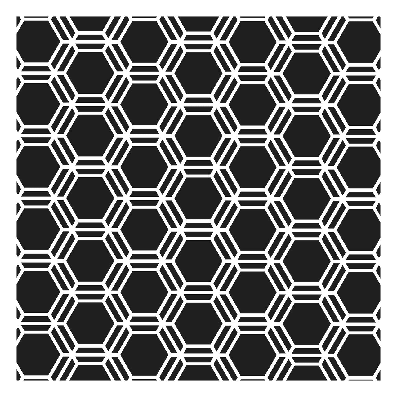 Crafters Workshop Stencil 6X6 - Honeycomb - merriartist.com