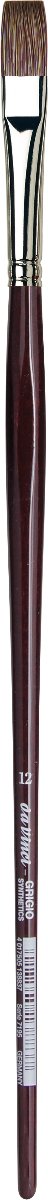 da Vinci Series 7195 Grigio Oil & Acrylic Brush - Flat 12 - merriartist.com