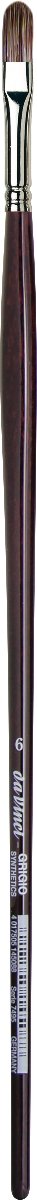 da Vinci Series 7495 Grigio Oil & Acrylic Brush - Filbert 6 - merriartist.com