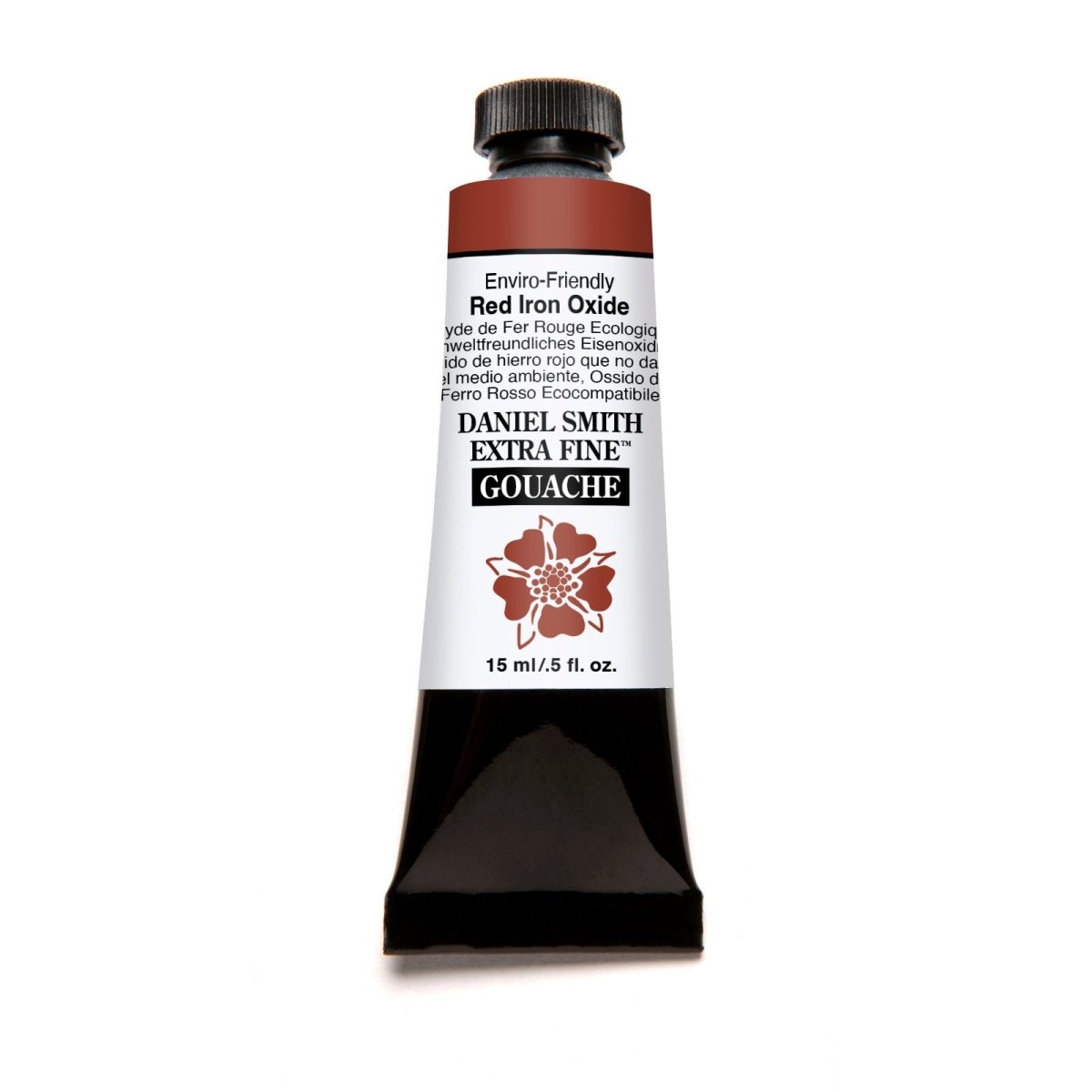 Daniel Smith Extra Fine Gouache 15 ml - E-F Red Iron Oxide - merriartist.com