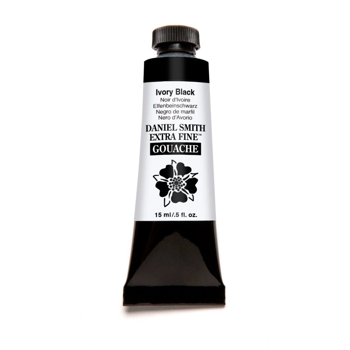 Daniel Smith Extra Fine Gouache 15 ml - Ivory Black - merriartist.com