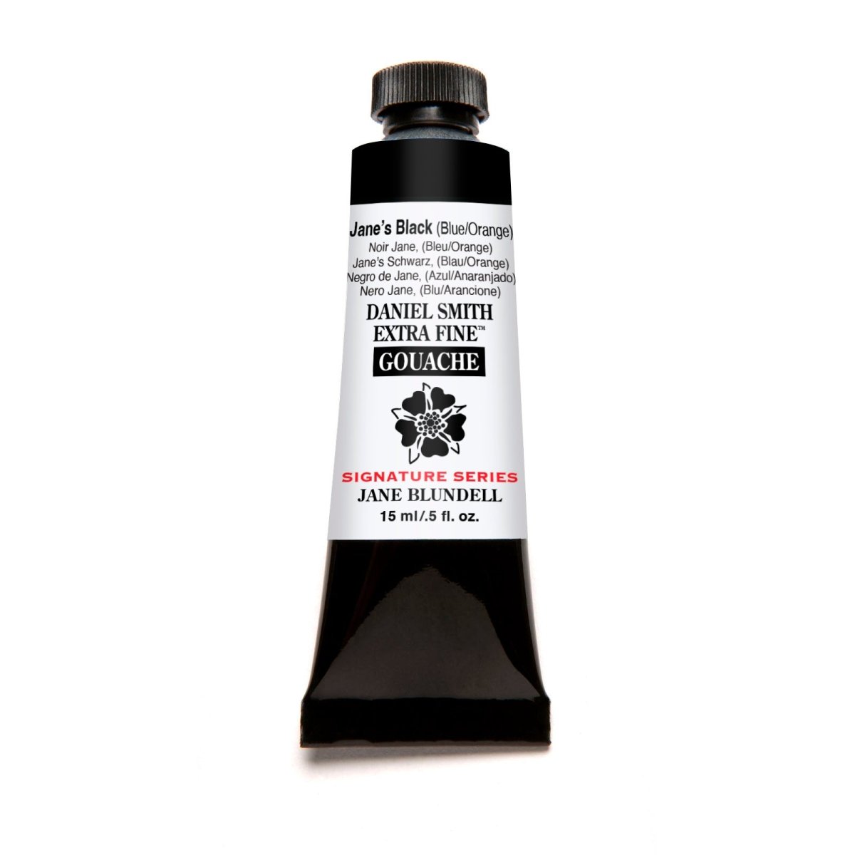 Daniel Smith Extra Fine Gouache 15 ml - Jane's Black (B/O) - merriartist.com