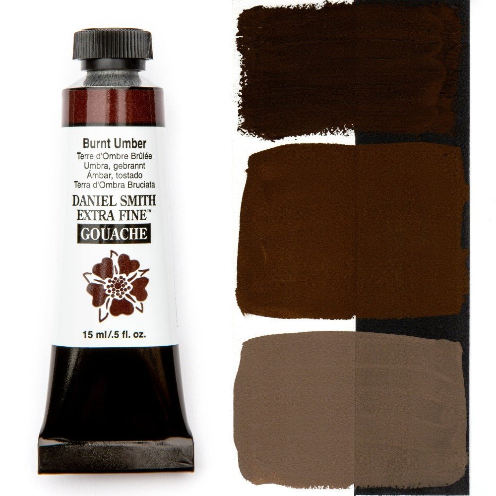 Daniel Smith Extra Fine Gouache - Burnt Umber - merriartist.com