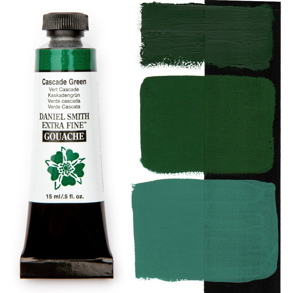Daniel Smith Extra Fine Gouache - Cascade Green - merriartist.com