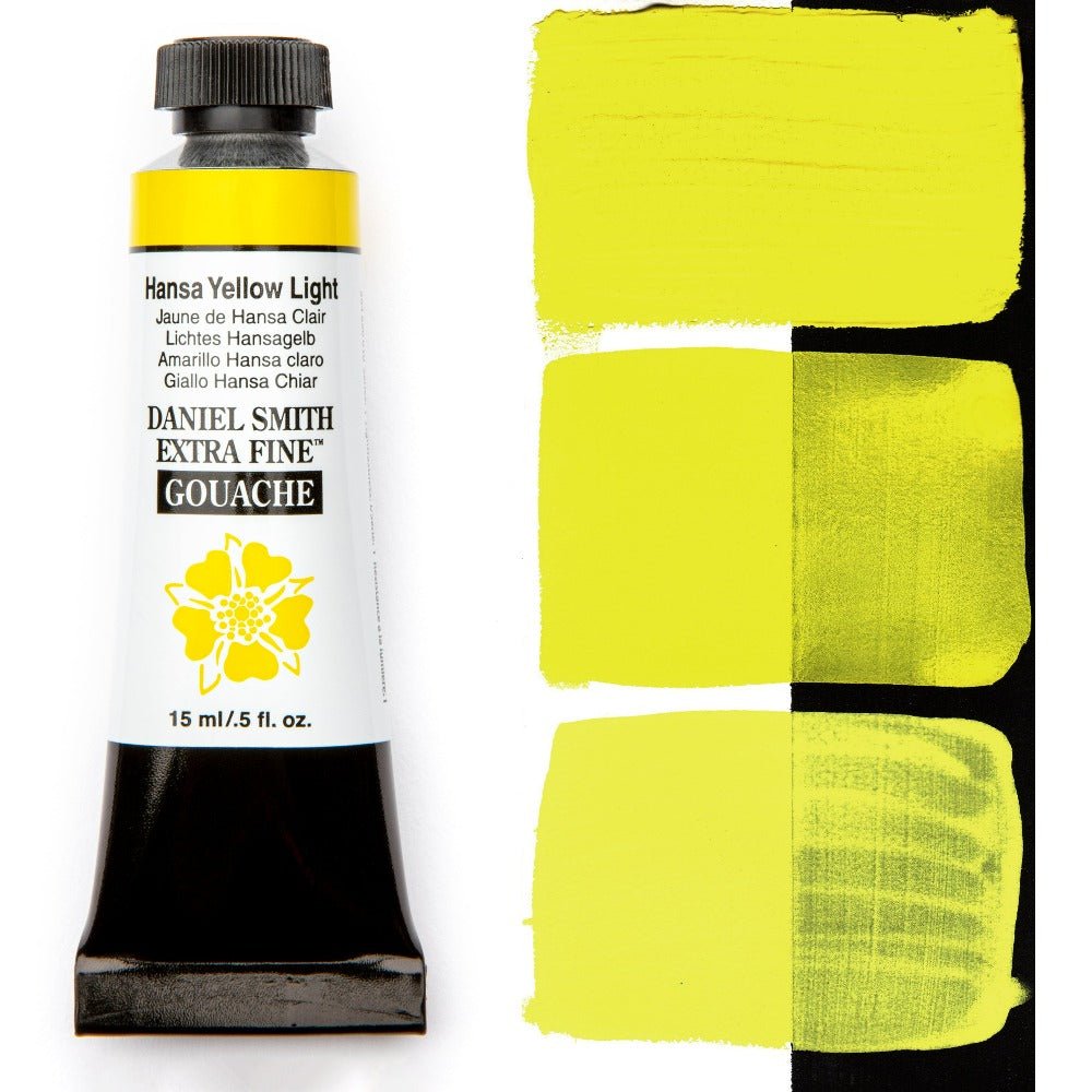 Daniel Smith Extra Fine Gouache - Hansa Yellow Light - merriartist.com