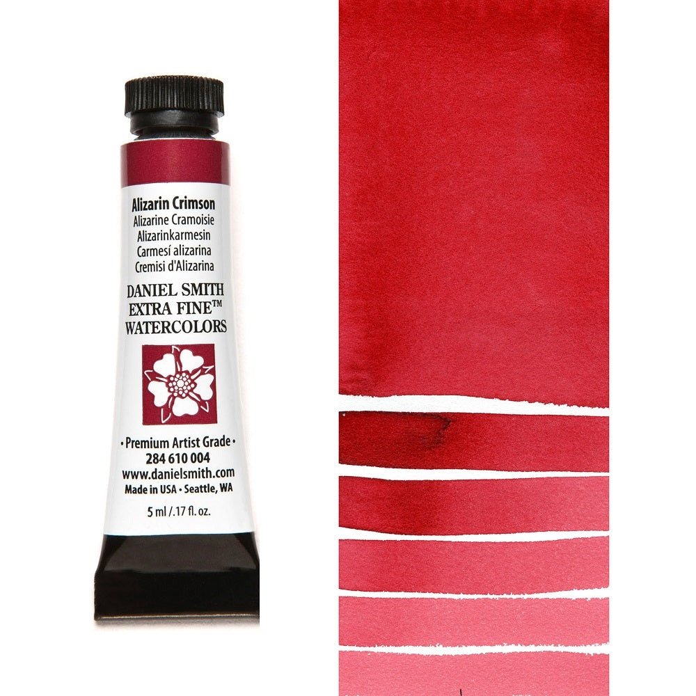 Daniel Smith Extra Fine Watercolor - Alizarin Crimson 5 ml (small tube) - merriartist.com
