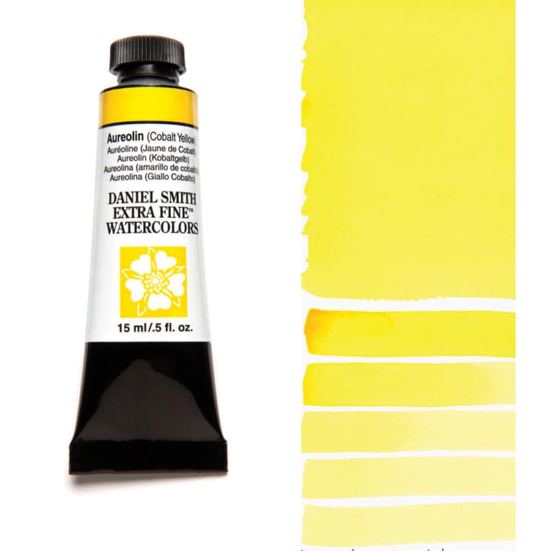Daniel Smith Extra Fine Watercolor - Aureolin (Cobalt Yellow) 15 ml - merriartist.com