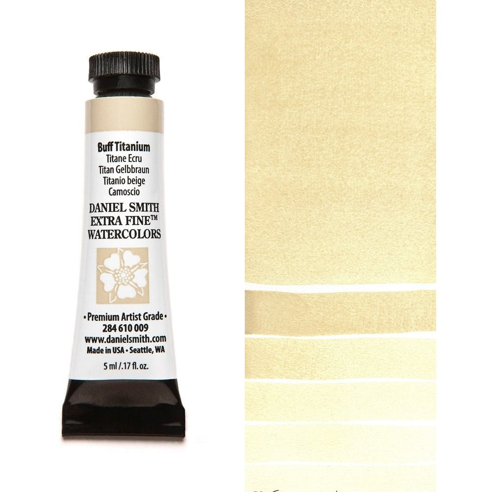 Daniel Smith Extra Fine Watercolor - Buff Titanium 5 ml (small tube) - merriartist.com