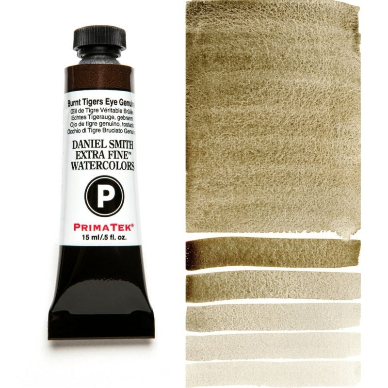 Daniel Smith Extra Fine Watercolor - Burnt Tigers Eye Genuine 15 ml - merriartist.com