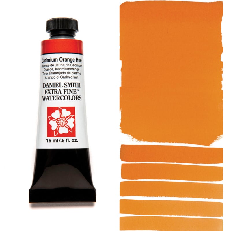 Daniel Smith Extra Fine Watercolor - Cadmium Orange Hue 15 ml - merriartist.com