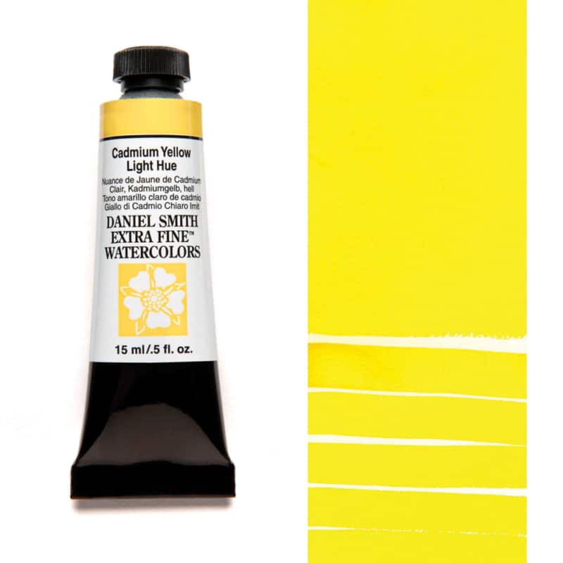 Daniel Smith Extra Fine Watercolor - Cadmium Yellow Light Hue 15 ml - merriartist.com