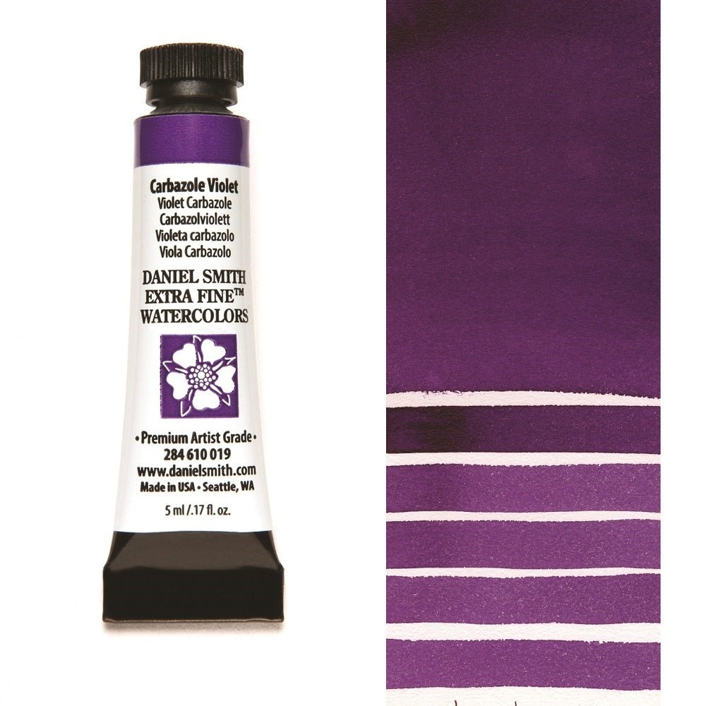 Daniel Smith Extra Fine Watercolor - Carbazole Violet 5 ml (small tube) - merriartist.com