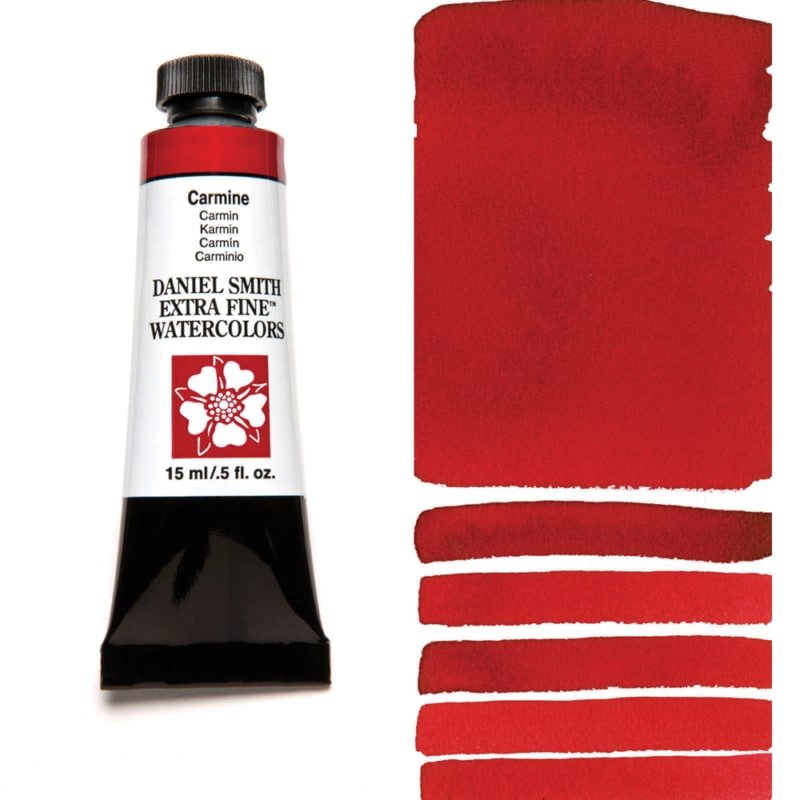 Daniel Smith Extra Fine Watercolor - Carmine 15 ml - merriartist.com