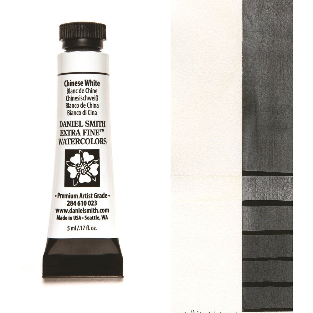 Daniel Smith Extra Fine Watercolor - Chinese White 5 ml (small tube) - merriartist.com