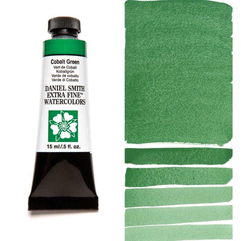 Daniel Smith Extra Fine Watercolor - Cobalt Green 15 ml - merriartist.com