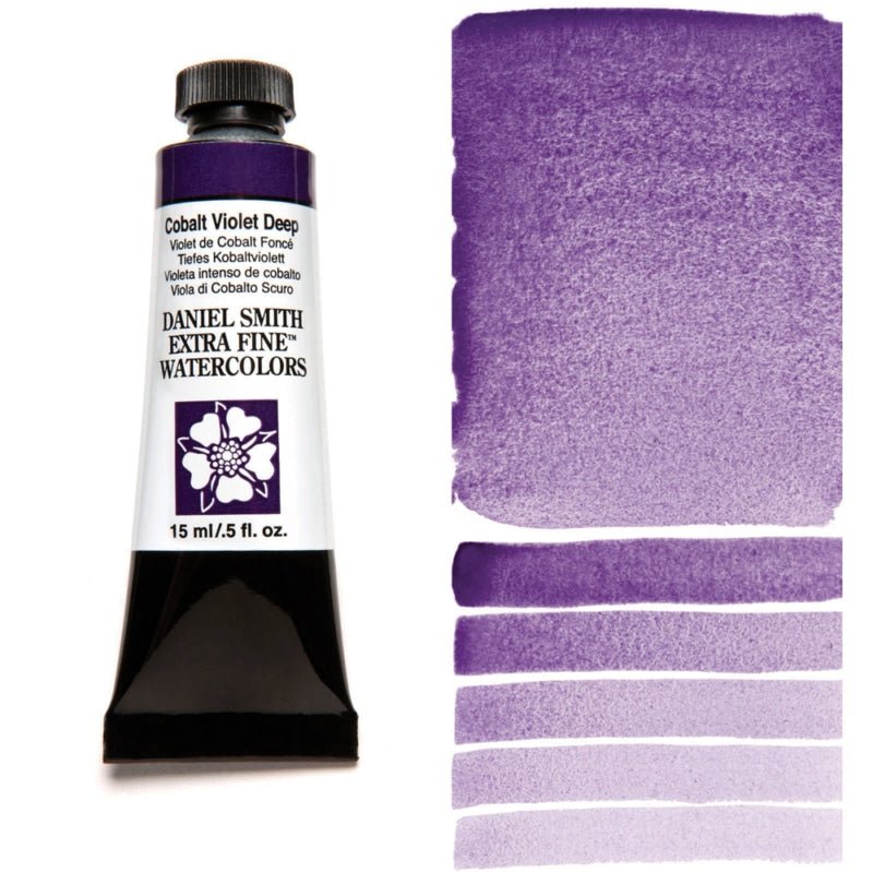 Daniel Smith Extra Fine Watercolor - Cobalt Violet Deep 15 ml - merriartist.com