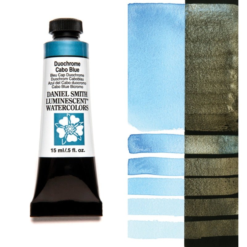 Daniel Smith Extra Fine Watercolor - Duochrome Cabo Blue 15 ml - merriartist.com