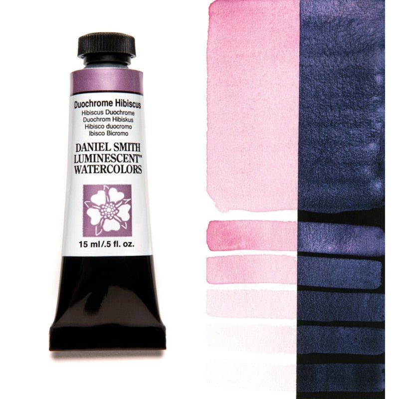 Daniel Smith Extra Fine Watercolor - Duochrome Hibiscus 15 ml - merriartist.com