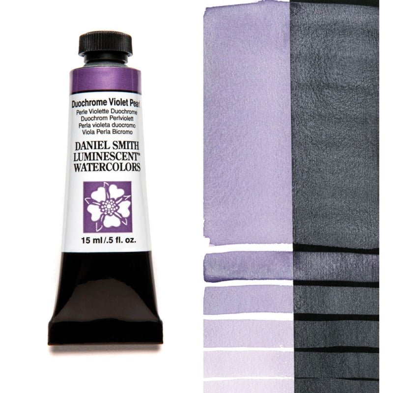 Daniel Smith Extra Fine Watercolor - Duochrome Violet Pearl 15 ml - merriartist.com