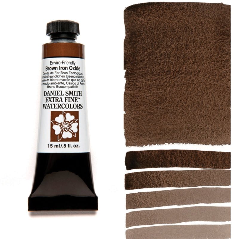 Daniel Smith Extra Fine Watercolor - Enviro-friendly Brown Iron Oxide 15 ml - merriartist.com