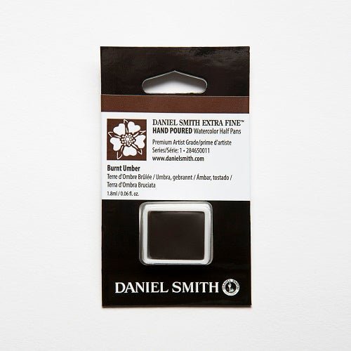 Daniel Smith Extra Fine Watercolor Half Pan - Burnt Umber - merriartist.com