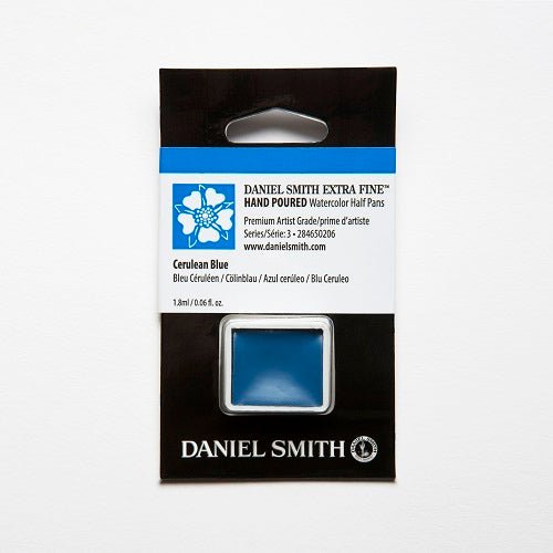 Daniel Smith Extra Fine Watercolor Half Pan - Cerulean Blue 