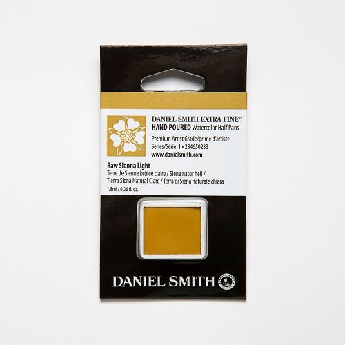 Daniel Smith Extra Fine Watercolor Half Pan - Raw Sienna Light - merriartist.com