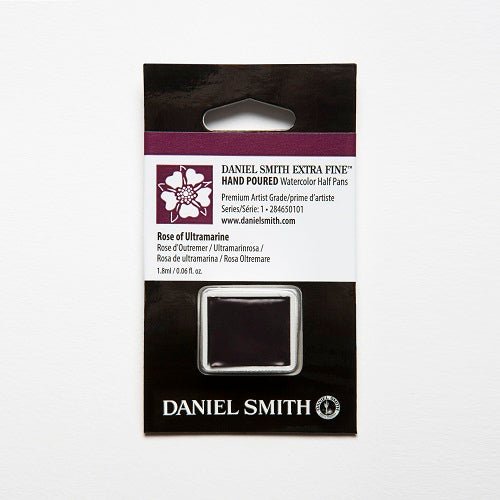 Daniel Smith Extra Fine Watercolor Half Pan - Rose of Ultramarine - merriartist.com