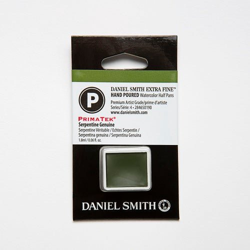 Daniel Smith Extra Fine Watercolor Half Pan - Serpentine Genuine - merriartist.com