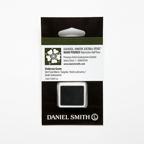 Daniel Smith Extra Fine Watercolor Half Pan - Undersea Green - merriartist.com