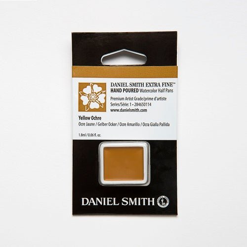 Daniel Smith Extra Fine Watercolor Half Pan - Yellow Ochre - merriartist.com