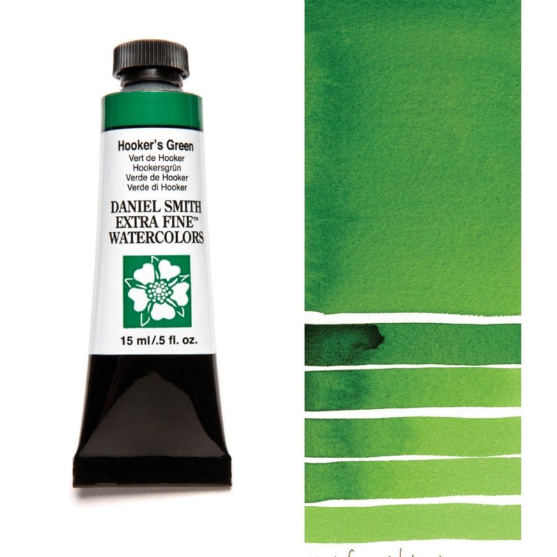 Daniel Smith Extra Fine Watercolor - Hookers Green 15 ml - merriartist.com