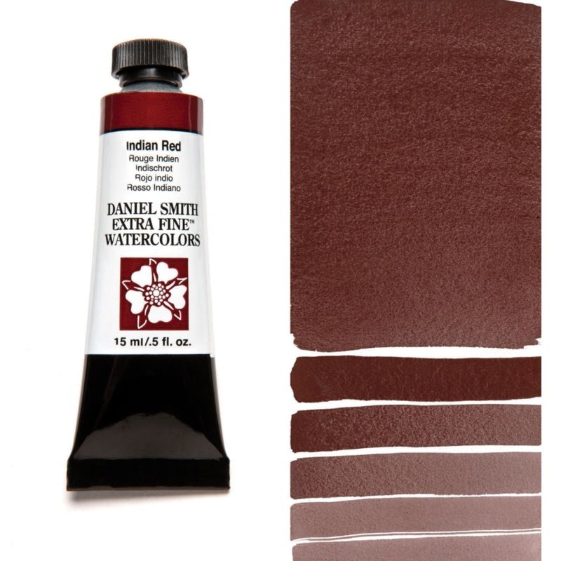 Daniel Smith Extra Fine Watercolor - Indian Red 15 ml - merriartist.com