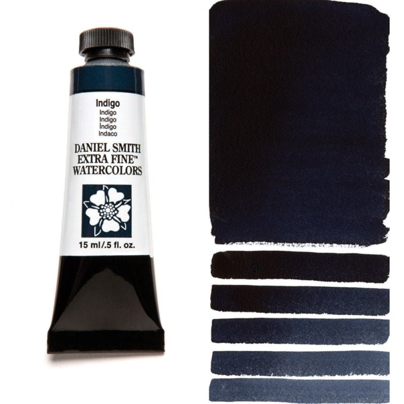 Daniel Smith Extra Fine Watercolor - Indigo 15 ml - merriartist.com