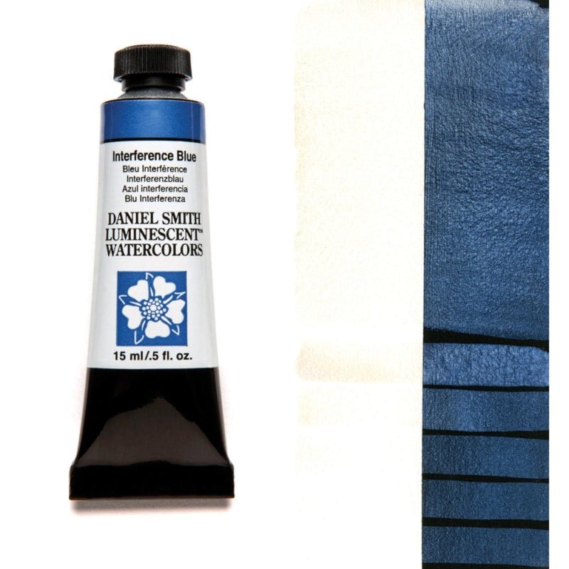 Daniel Smith Extra Fine Watercolor - Interference Blue 15 ml - merriartist.com