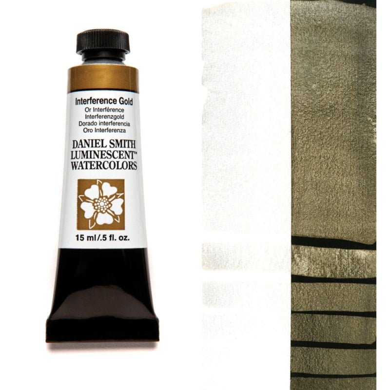 Daniel Smith Extra Fine Watercolor - Interference Gold 15 ml - merriartist.com