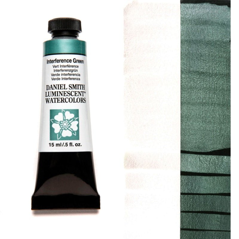 Daniel Smith Extra Fine Watercolor - Interference Green 15 ml - merriartist.com