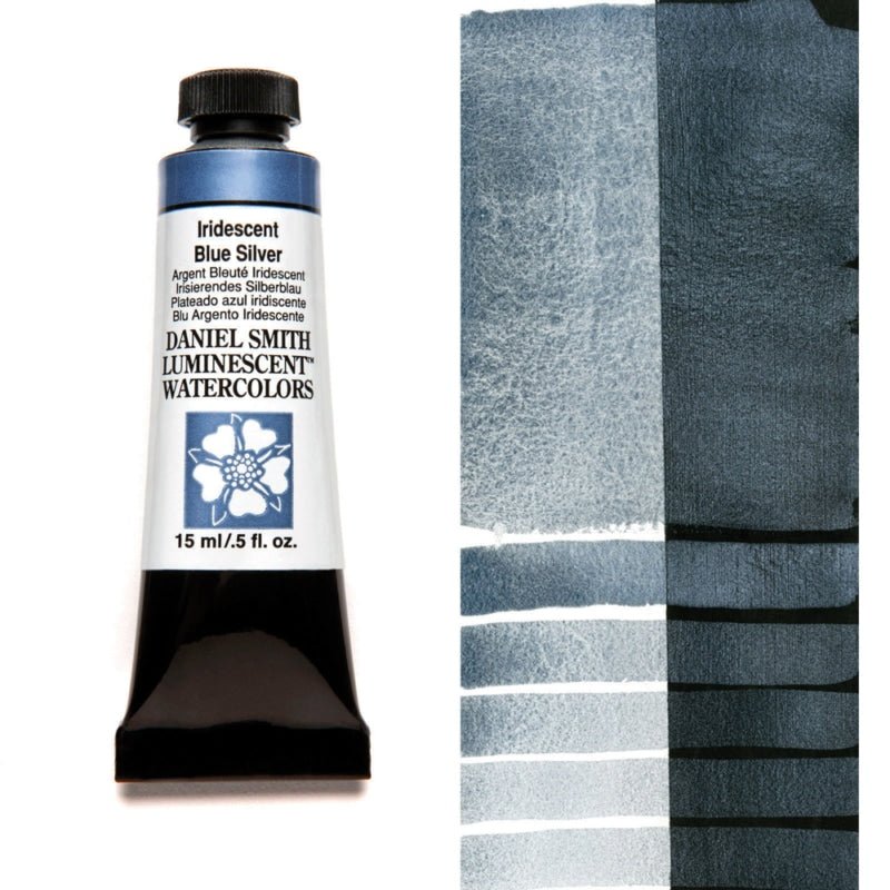 Daniel Smith Extra Fine Watercolor - Iridescent Blue-Silver 15 ml - merriartist.com