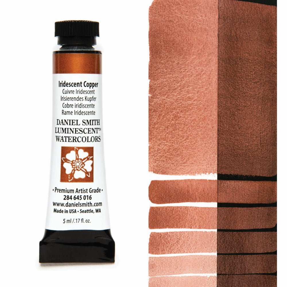 Daniel Smith Extra Fine Watercolor - Iridescent Copper 5 ml - merriartist.com