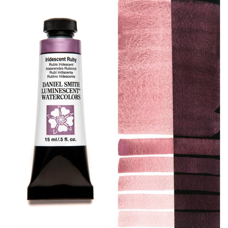 Daniel Smith Extra Fine Watercolor - Iridescent Ruby 15 ml - merriartist.com