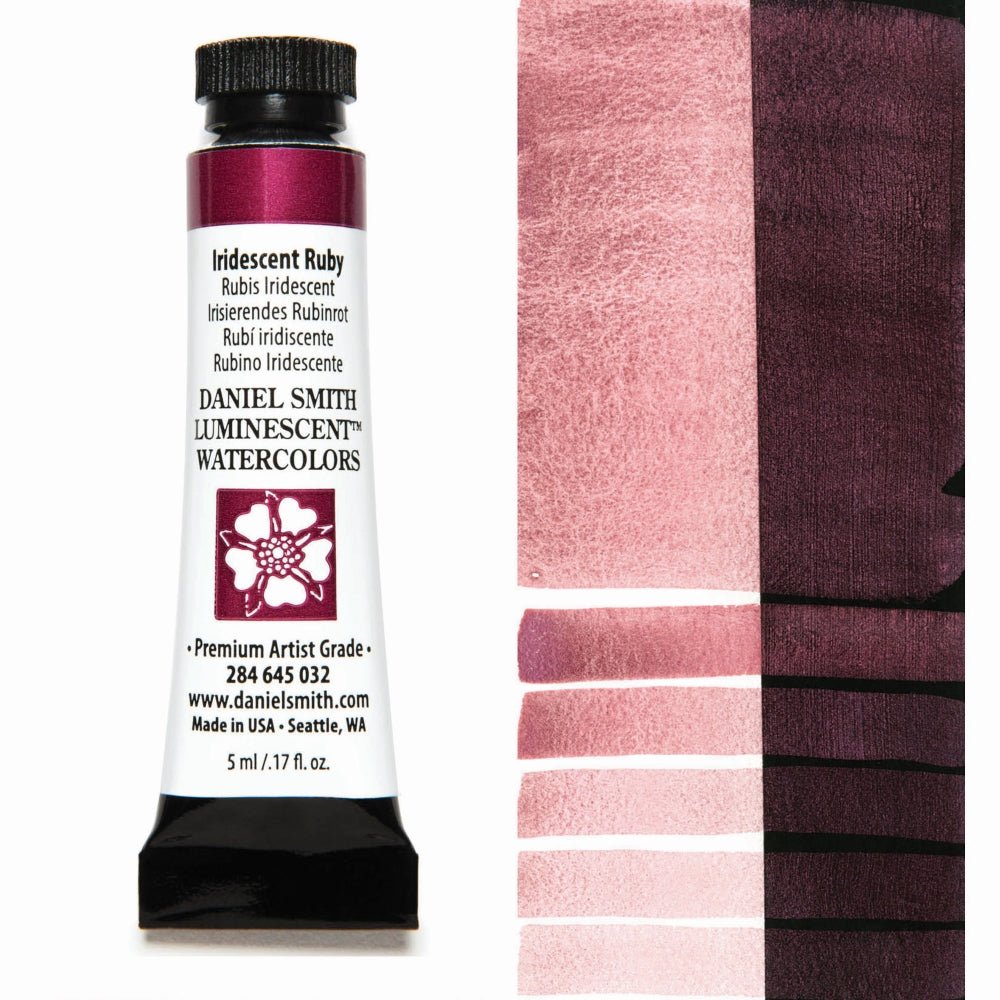 Daniel Smith Extra Fine Watercolor - Iridescent Ruby 5 ml - merriartist.com