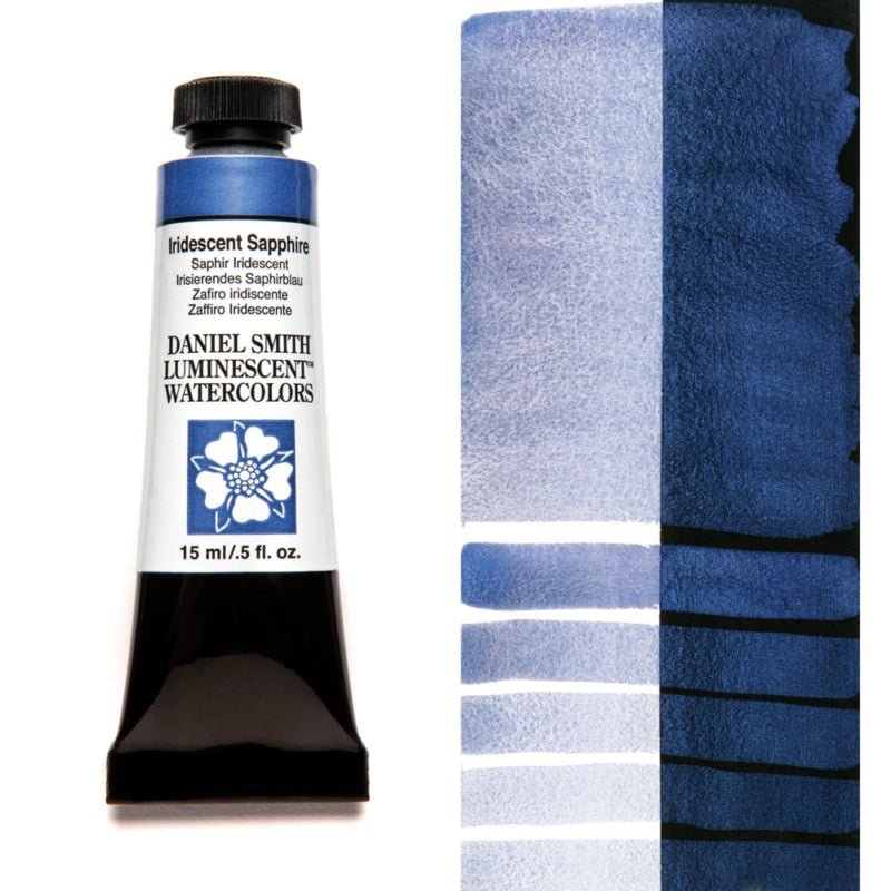 Daniel Smith Extra Fine Watercolor - Iridescent Sapphire 15 ml - merriartist.com