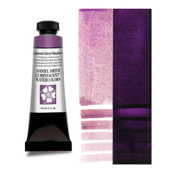 Daniel Smith Extra Fine Watercolor - Iridescent Vibrant Raspberry 15 ml - merriartist.com