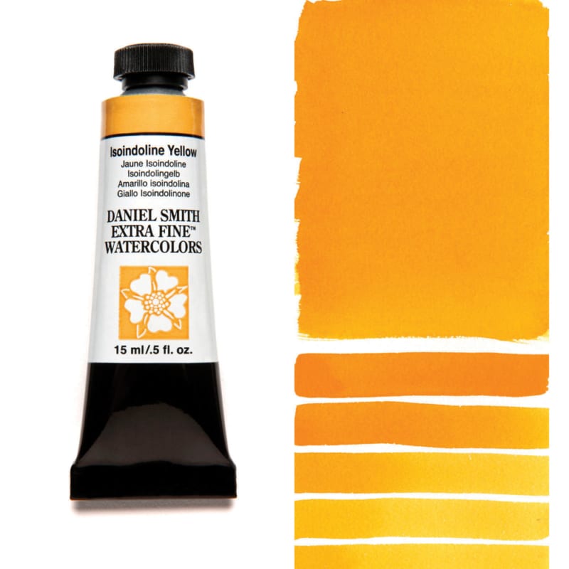 Daniel Smith Extra Fine Watercolor - Isoindoline Yellow 15 ml - merriartist.com