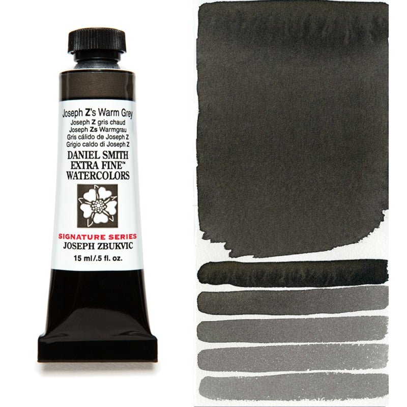 Daniel Smith Extra Fine Watercolor - Joseph Z's Warm Grey 15 ml - merriartist.com
