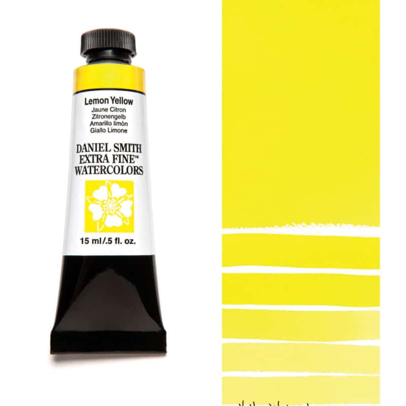 Daniel Smith Extra Fine Watercolor - Lemon Yellow 15 ml - merriartist.com