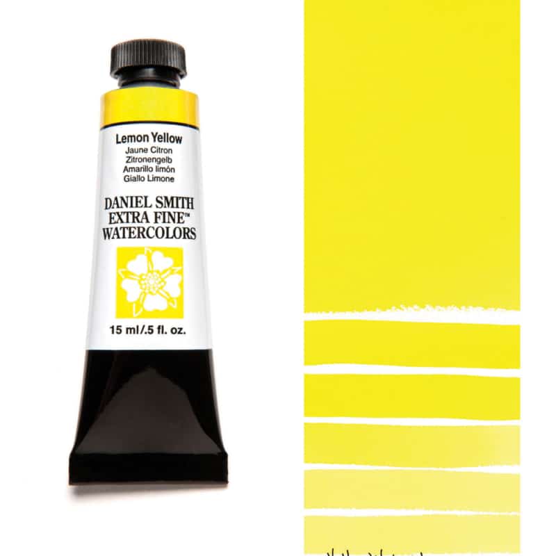 Daniel Smith Extra Fine Watercolor - Lemon Yellow 15 ml - merriartist.com