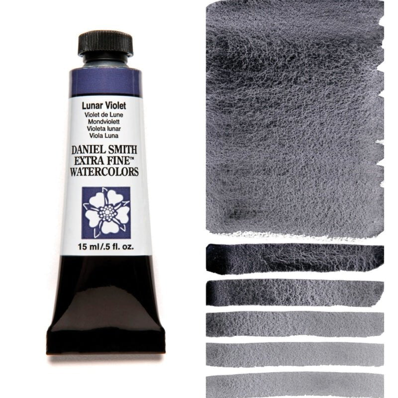 Daniel Smith Extra Fine Watercolor - Lunar Violet 15 ml - merriartist.com