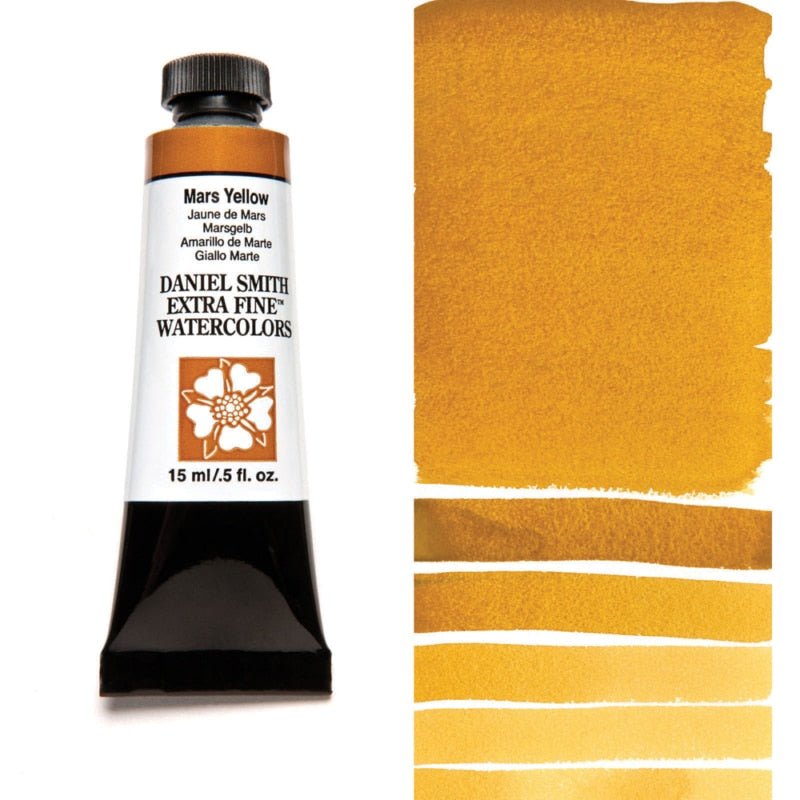 Daniel Smith Extra Fine Watercolor - Mars Yellow 15 ml - merriartist.com
