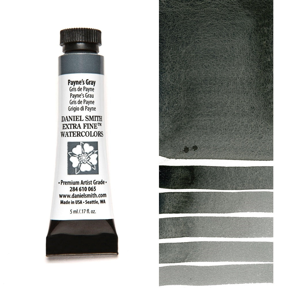 Daniel Smith Extra Fine Watercolor - Paynes Gray 5 ml (small tube) - merriartist.com